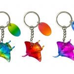 Jumbo Manta Ray Keychain