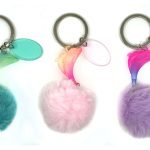 Double Dolphin Woven Leather Band Keychain