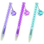 Tropical Fish Iridescent Single Color Heart Pen