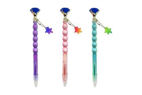 Turtle Matte Changing Rainbow Diamond Oval Pen